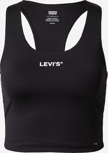 LEVI'S ® Top 'Graphic Racer Half Tank' in schwarz / weiß, Produktansicht