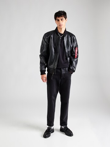 SELECTED HOMME - regular Vaquero en negro