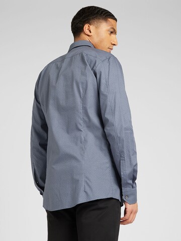 HUGO - Ajuste regular Camisa 'Elisha02' en azul