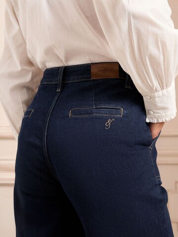 love & roses Wide Leg Jeans in Blau