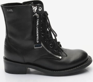 Karl Lagerfeld Dress Boots in 36 in Black: front