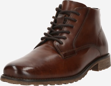 bugatti Lace-up boot 'Catano' in Brown: front