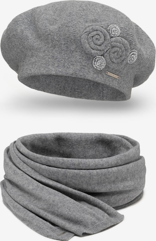 Bonnet '7037 Set' Vivisence en gris : devant
