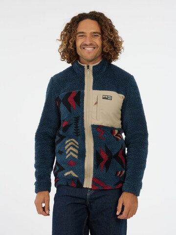 PROTEST Fleece Jacket 'PRTDon' in Blue