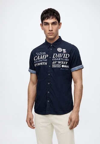 CAMP DAVID Regularny krój Koszula 'French Coast I' w kolorze niebieski: przód