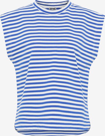 T-shirt DreiMaster Maritim en bleu : devant