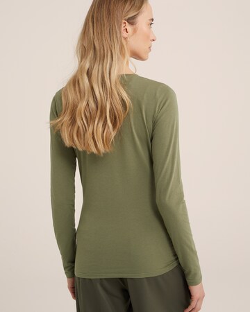 T-shirt WE Fashion en vert