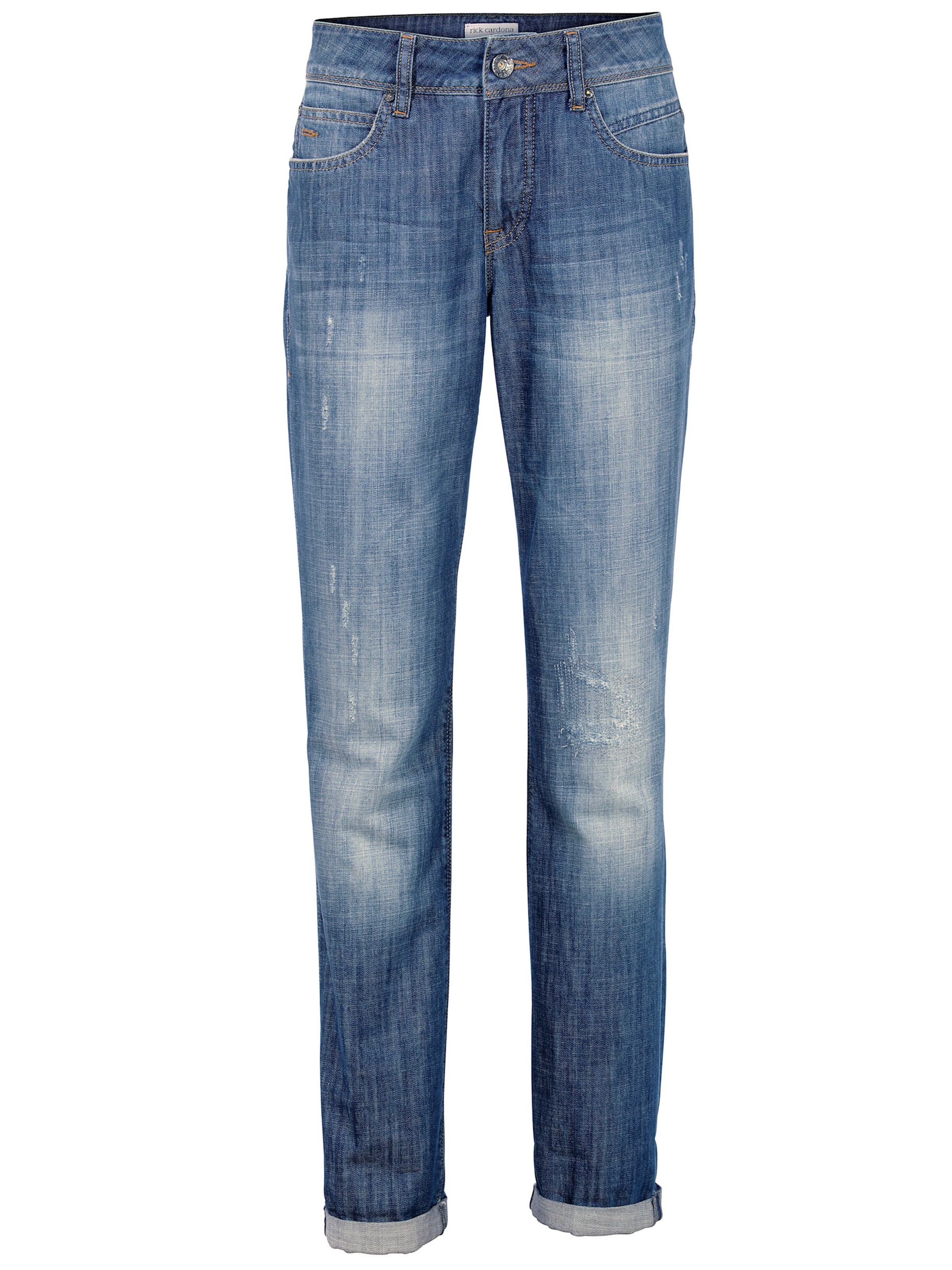 Skinny Jean heine en bleu : devant