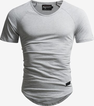 Alessandro Salvarini T-Shirt in Grau: Vorderseite