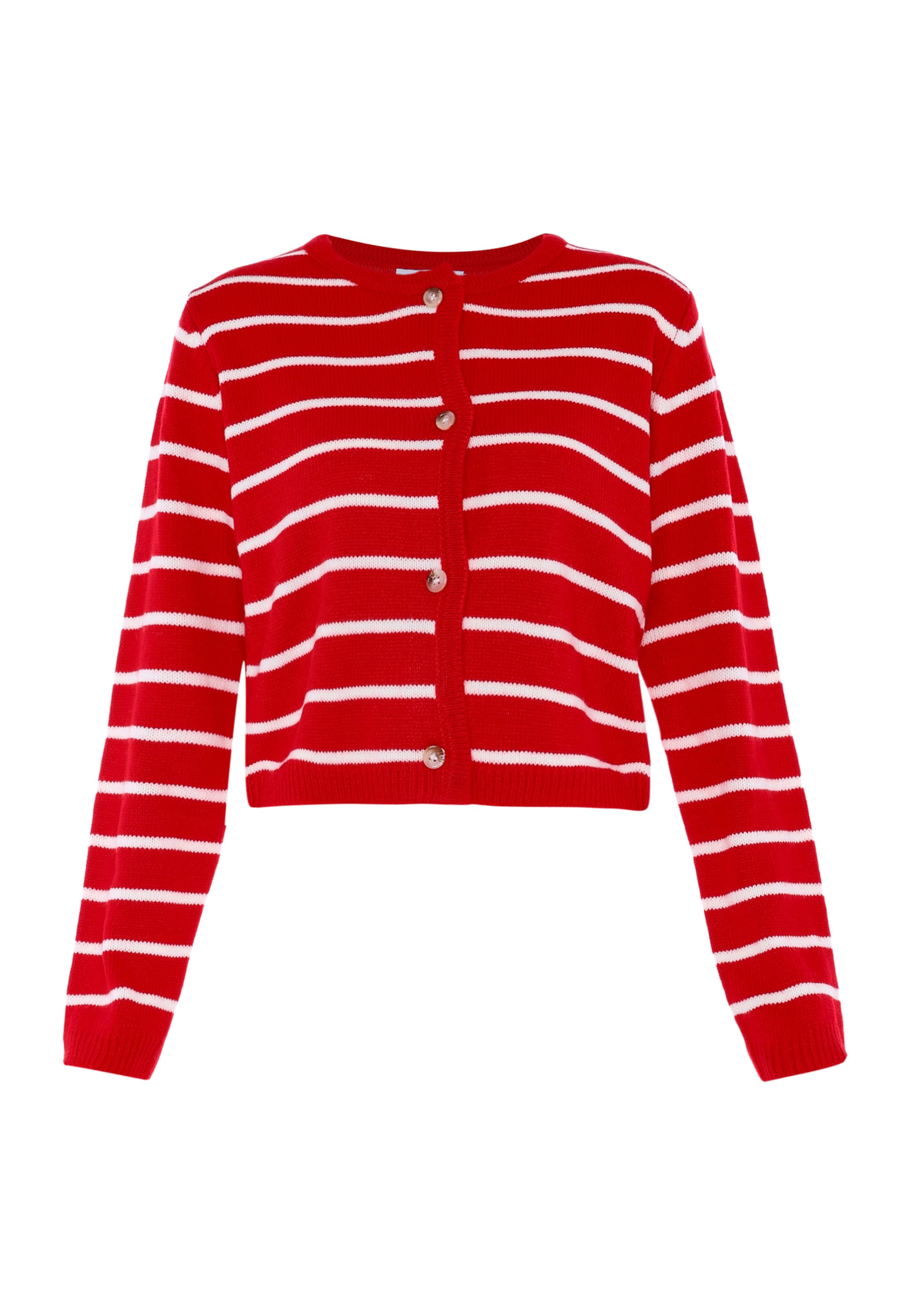 usha BLUE LABEL Knit cardigan in Red: front