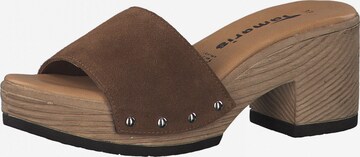 TAMARIS Clogs in Brown: front