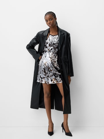 Bershka Cocktail dress in Silver