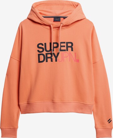 Superdry Sweatshirt in Oranje: voorkant