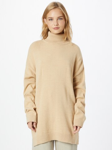 NA-KD Sweater in Beige: front