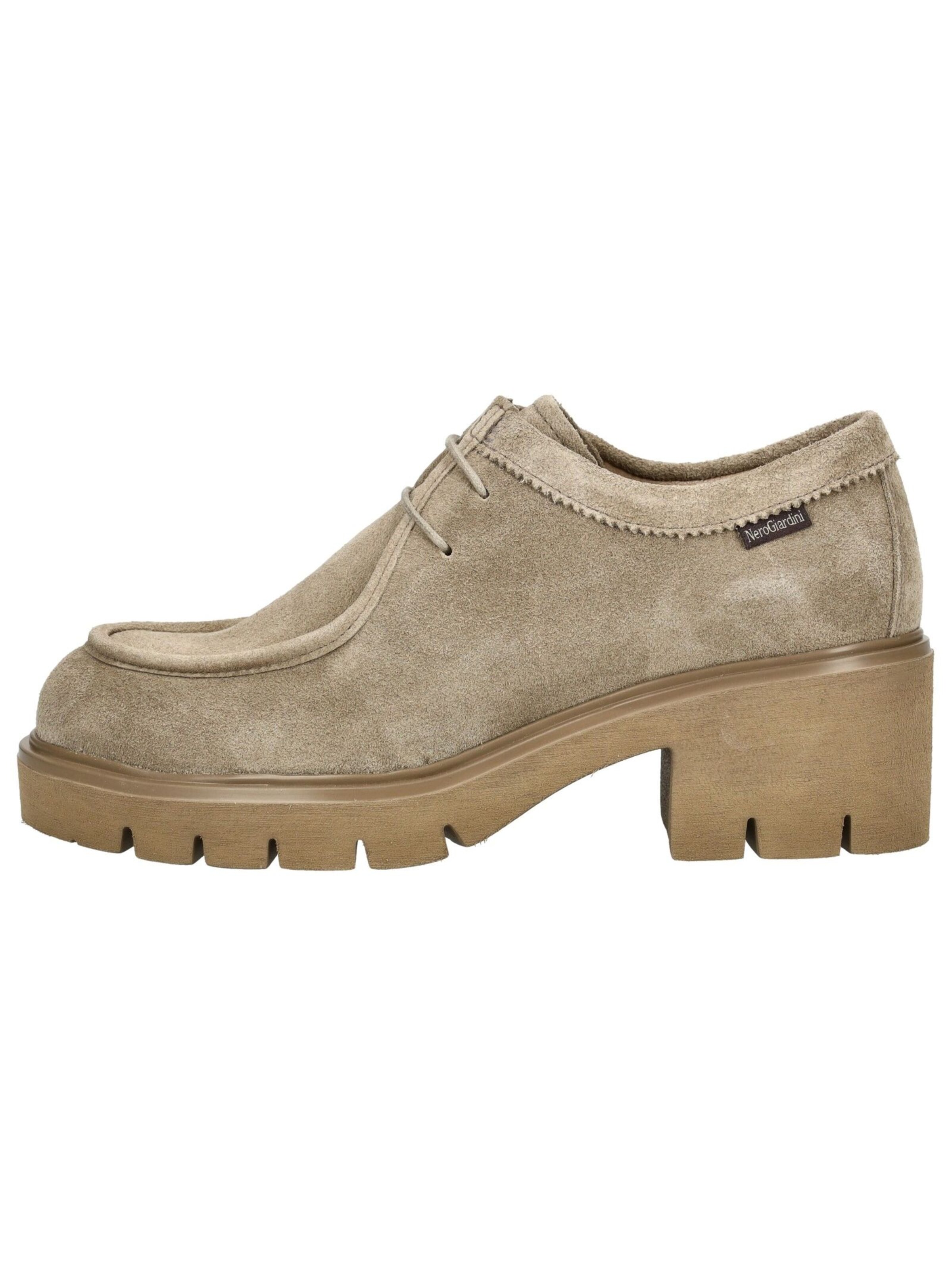 Chaussure à lacets Nero Giardini en beige