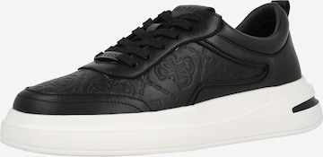 GUESS Matalavartiset tennarit 'ELBANO' värissä musta: etupuoli