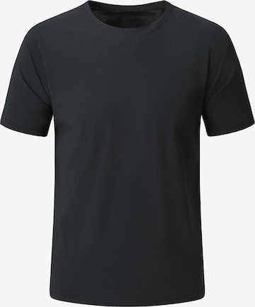 YOUTHUP Performance Shirt 'Hautluft' in Black: front