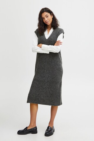 b.young Knitted dress 'Mayly' in Grey