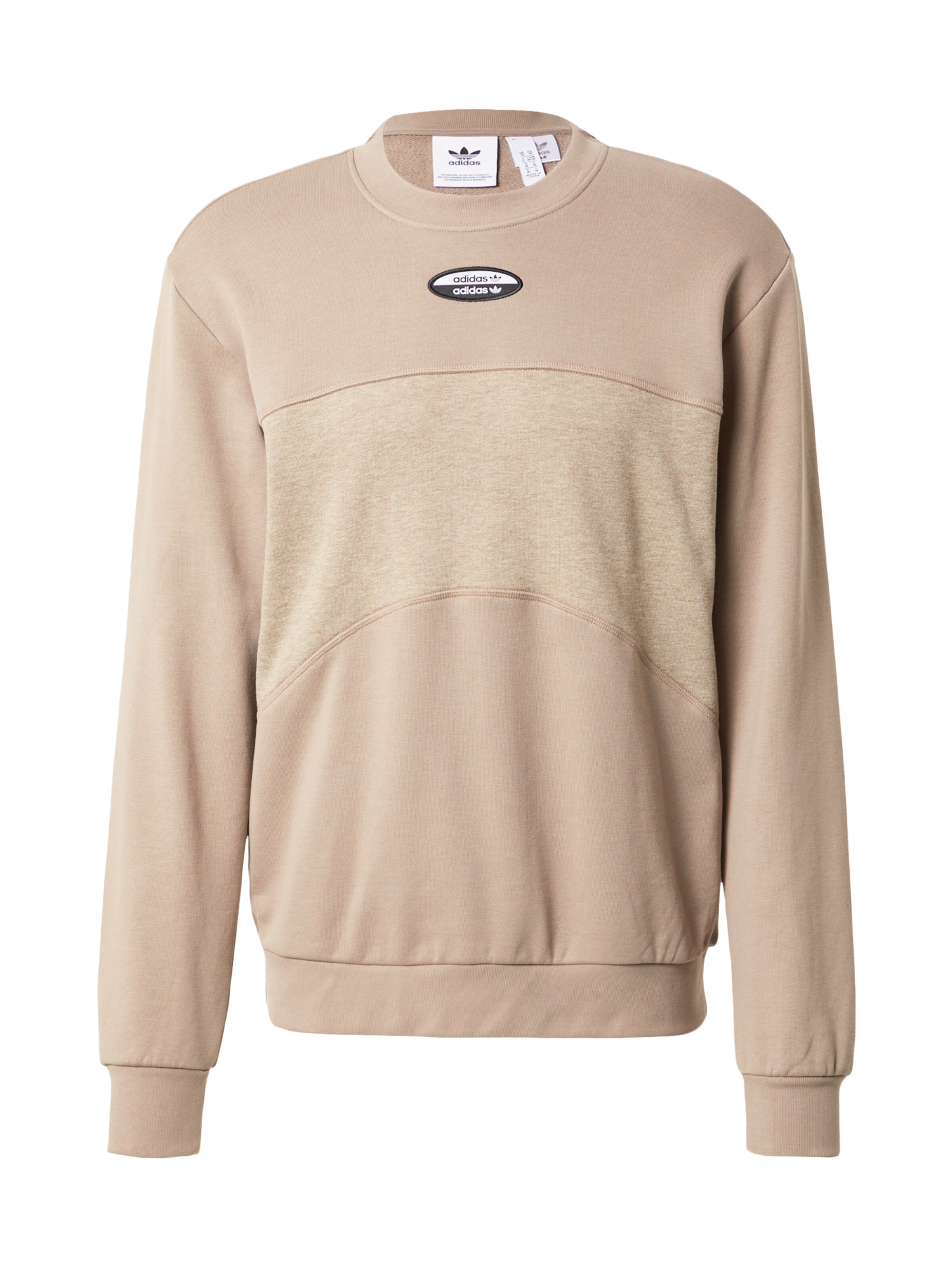 ADIDAS ORIGINALS Sweatshirt in Beige: front