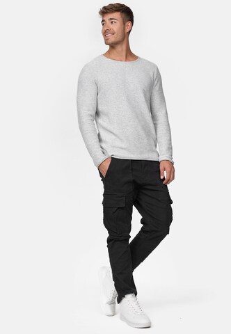 INDICODE JEANS Regular Cargo Jeans ' Walsh ' in Black