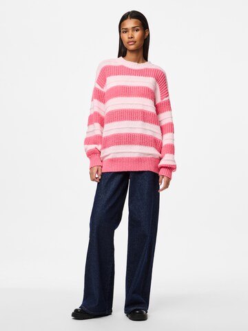 PIECES Oversized sweater 'PCSIMMA' in Pink