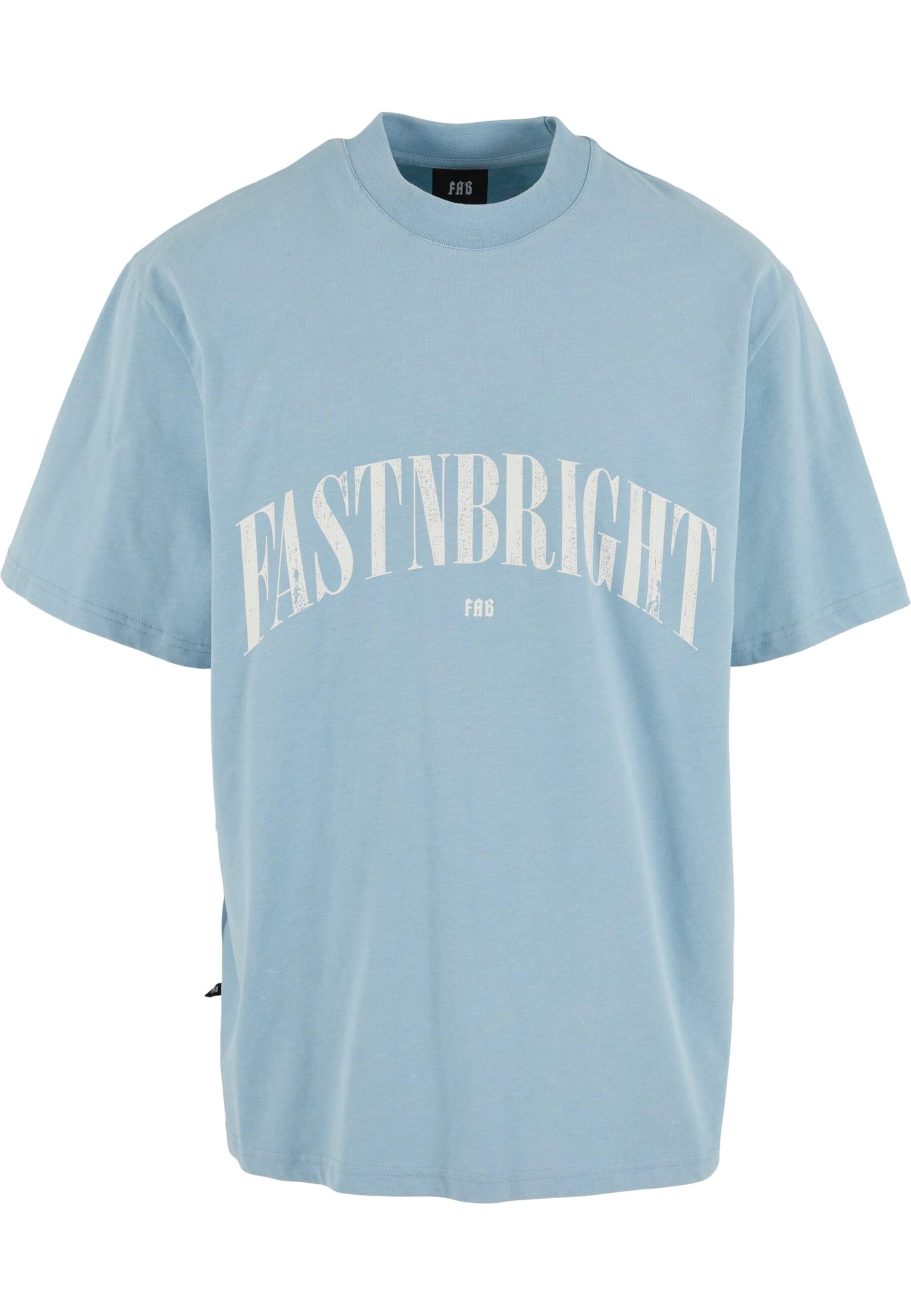 Fast & Bright T-shirt i blå: framsida