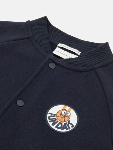 TOM TAILOR Sweatvest in Blauw