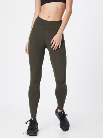 Skinny Pantaloni sport 'Thadea' de la ENDURANCE pe verde: față