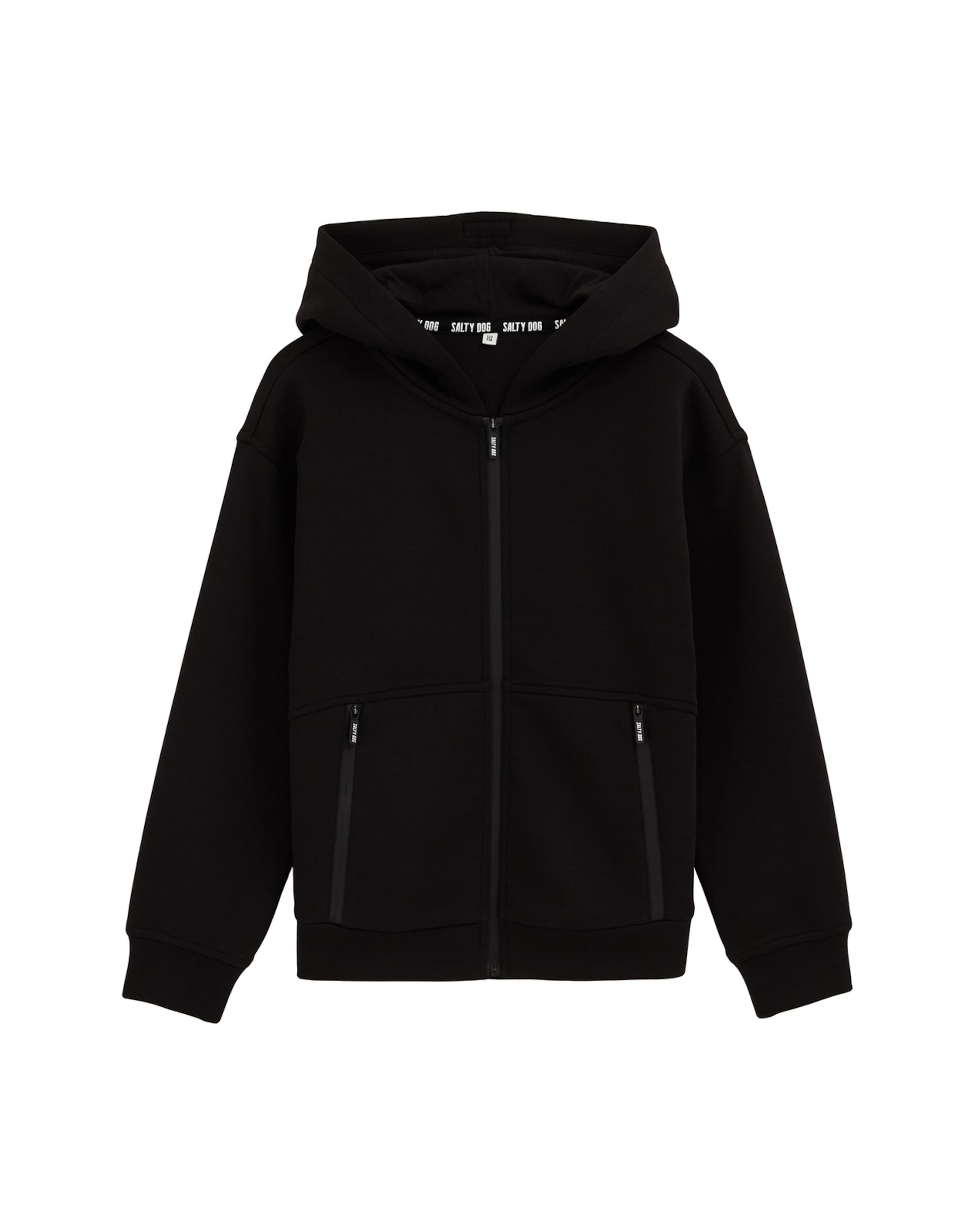 WE Fashion Sweatjacka i svart: framsida