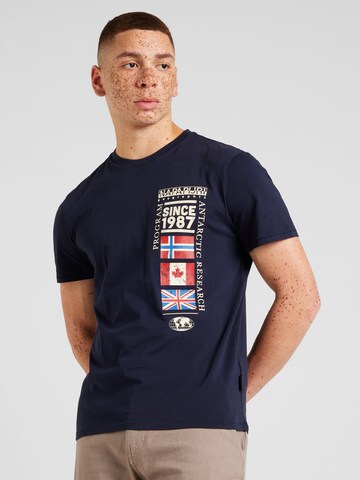 NAPAPIJRI T-Shirt 'TURIN 1' in Blau: predná strana