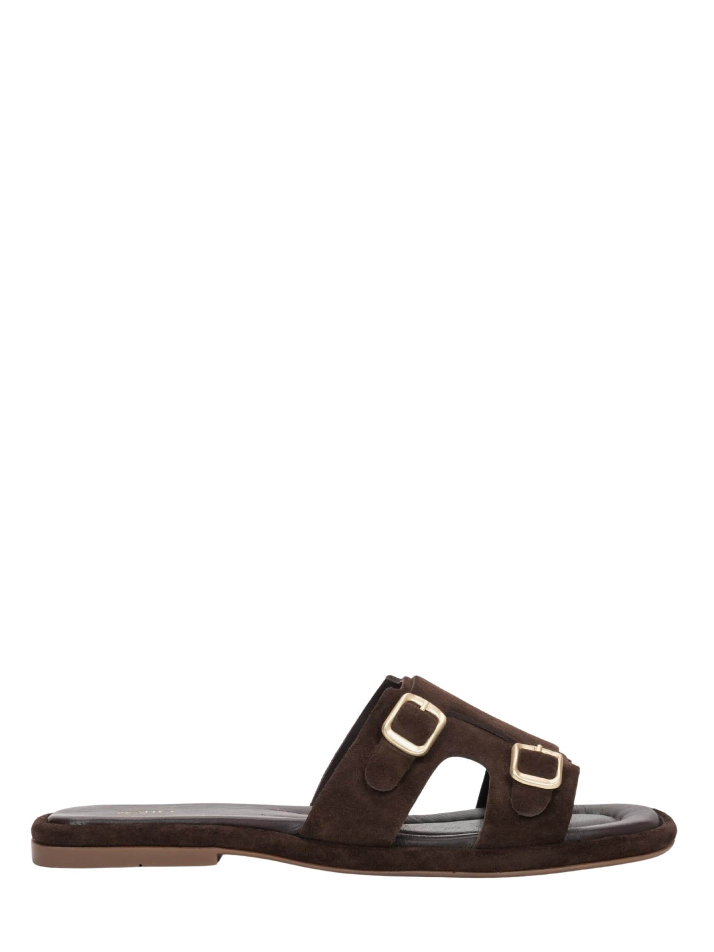 Estro Mule '026-29653' in Brown: front