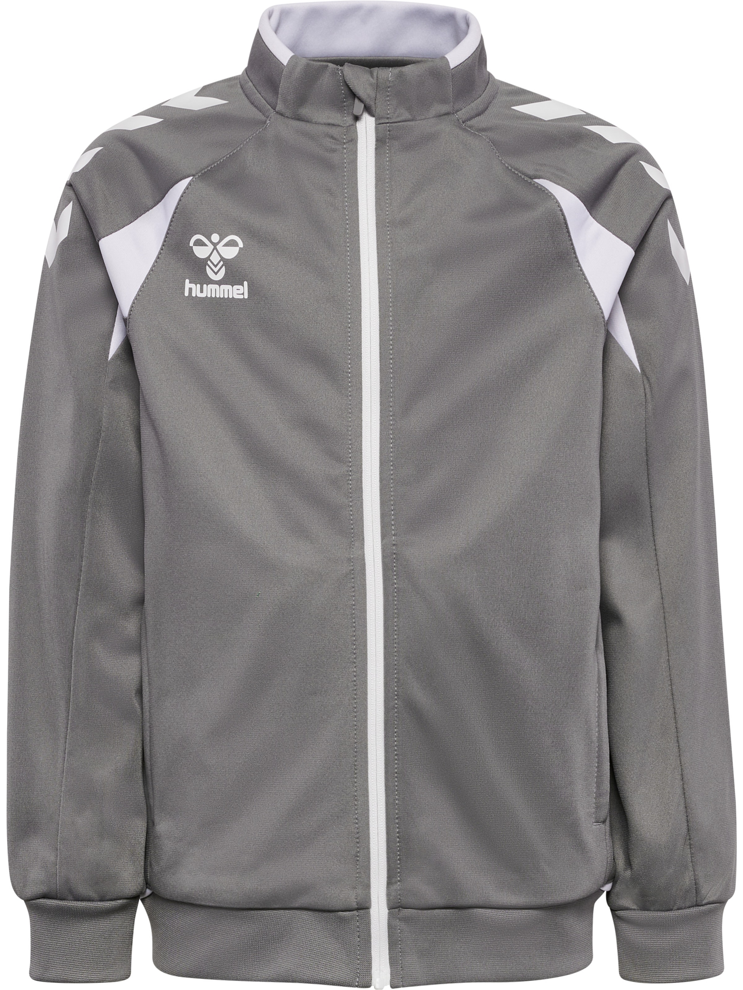 Hummel Sports sweat jacket 'Core 2.0' in Grey: front