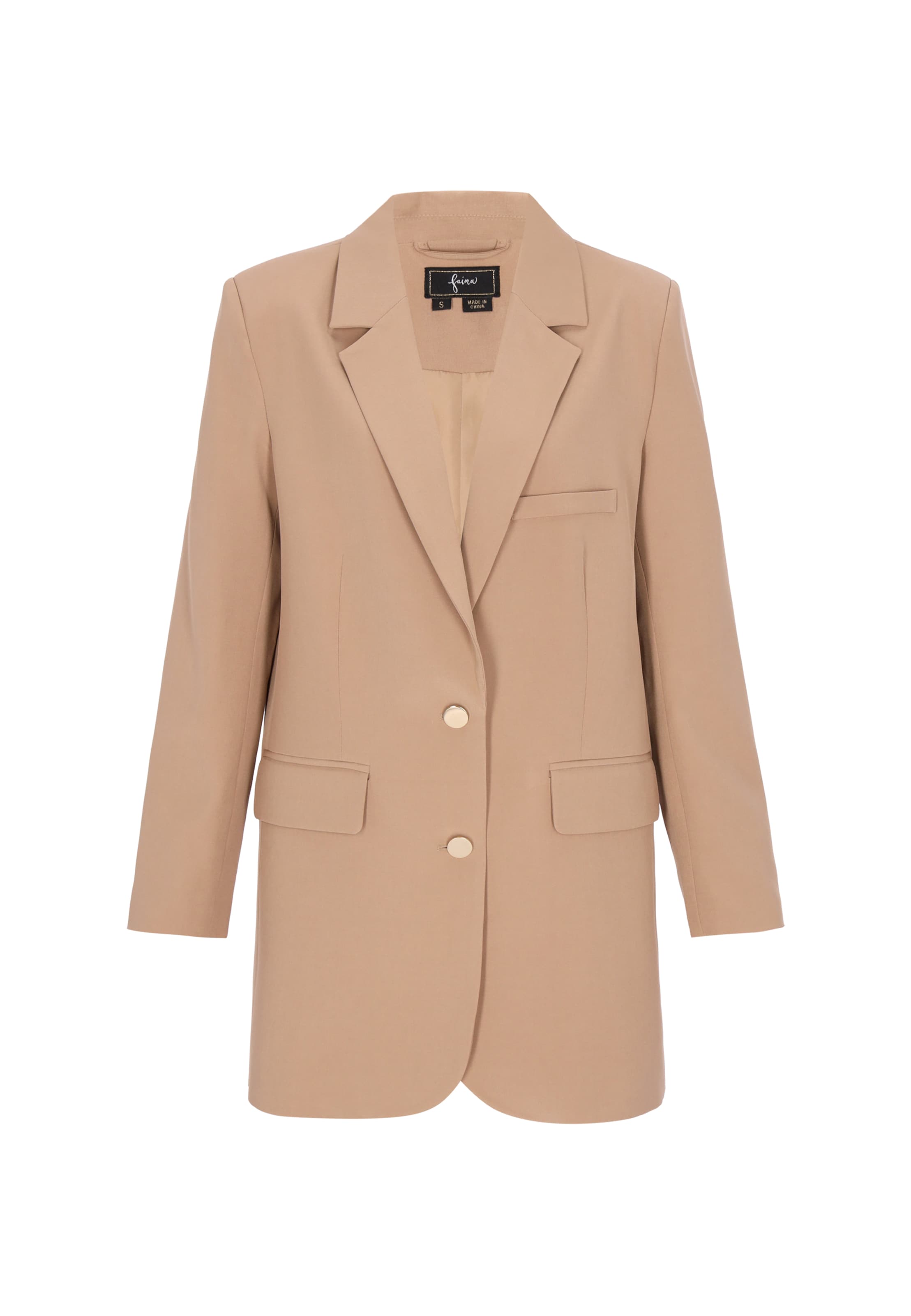 Blazer faina en beige : devant
