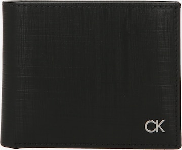 Porte-monnaies Calvin Klein en noir : devant