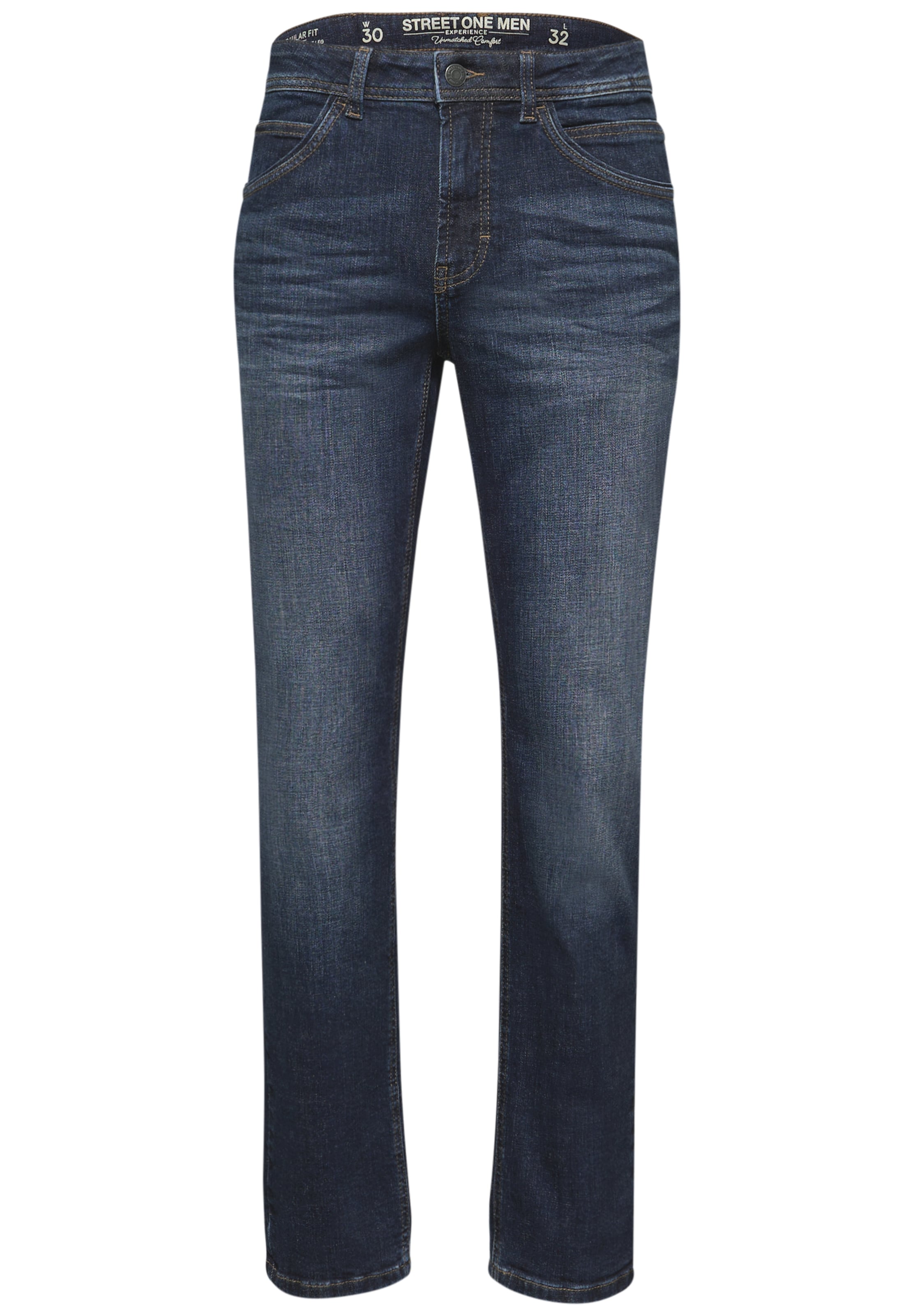Street One MEN Regular Jeans in Blau: Vorderseite
