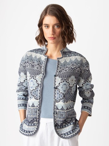 IVKO Knitted Janker 'Jacquard' in Blue