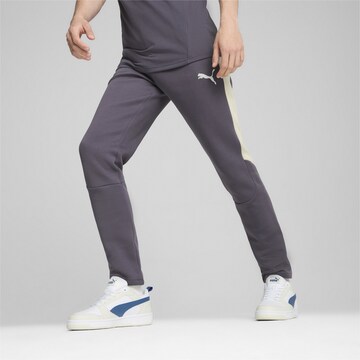 PUMA Tapered Sporthose 'Evostripe' in Grau