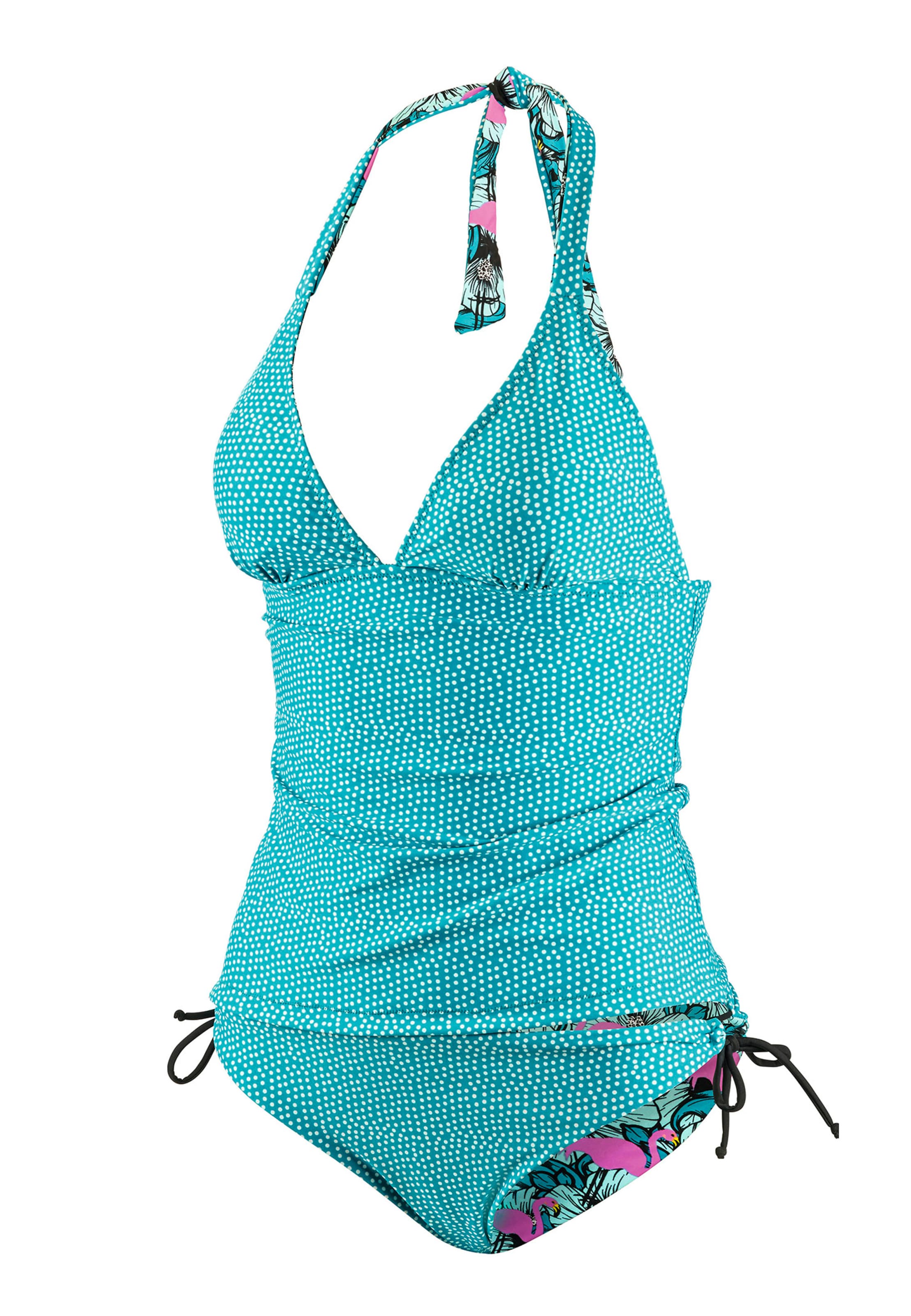 BECO the world of aquasports Tankini 'Flamingo Eden' in Green: front