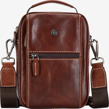 Jekyll & Hide Crossbody Bag in Brown: front