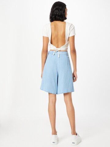 VERO MODA Loose fit Pleat-front trousers 'LILIANA' in Blue