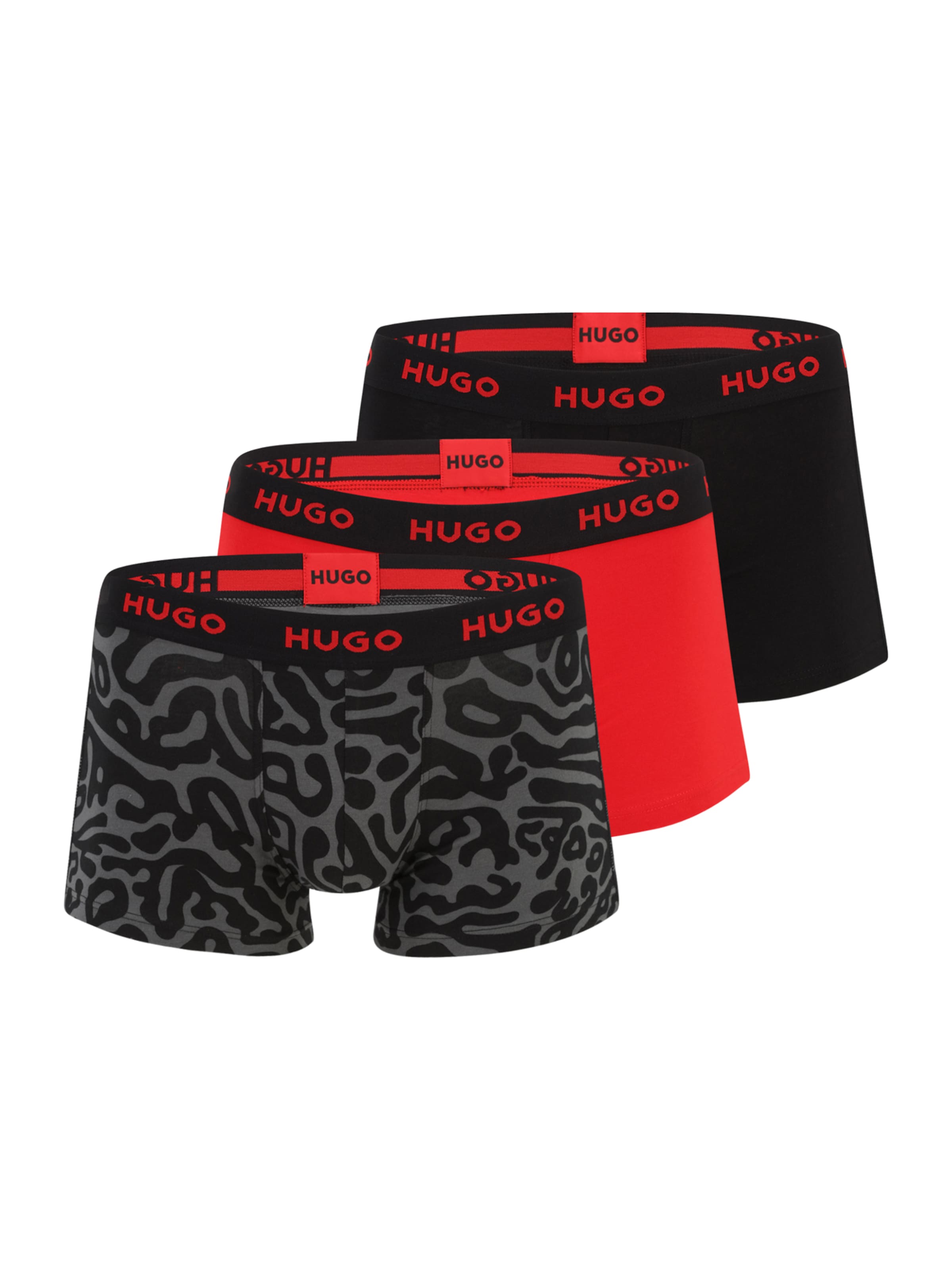 HUGO Boxeralsók - szürke: elől