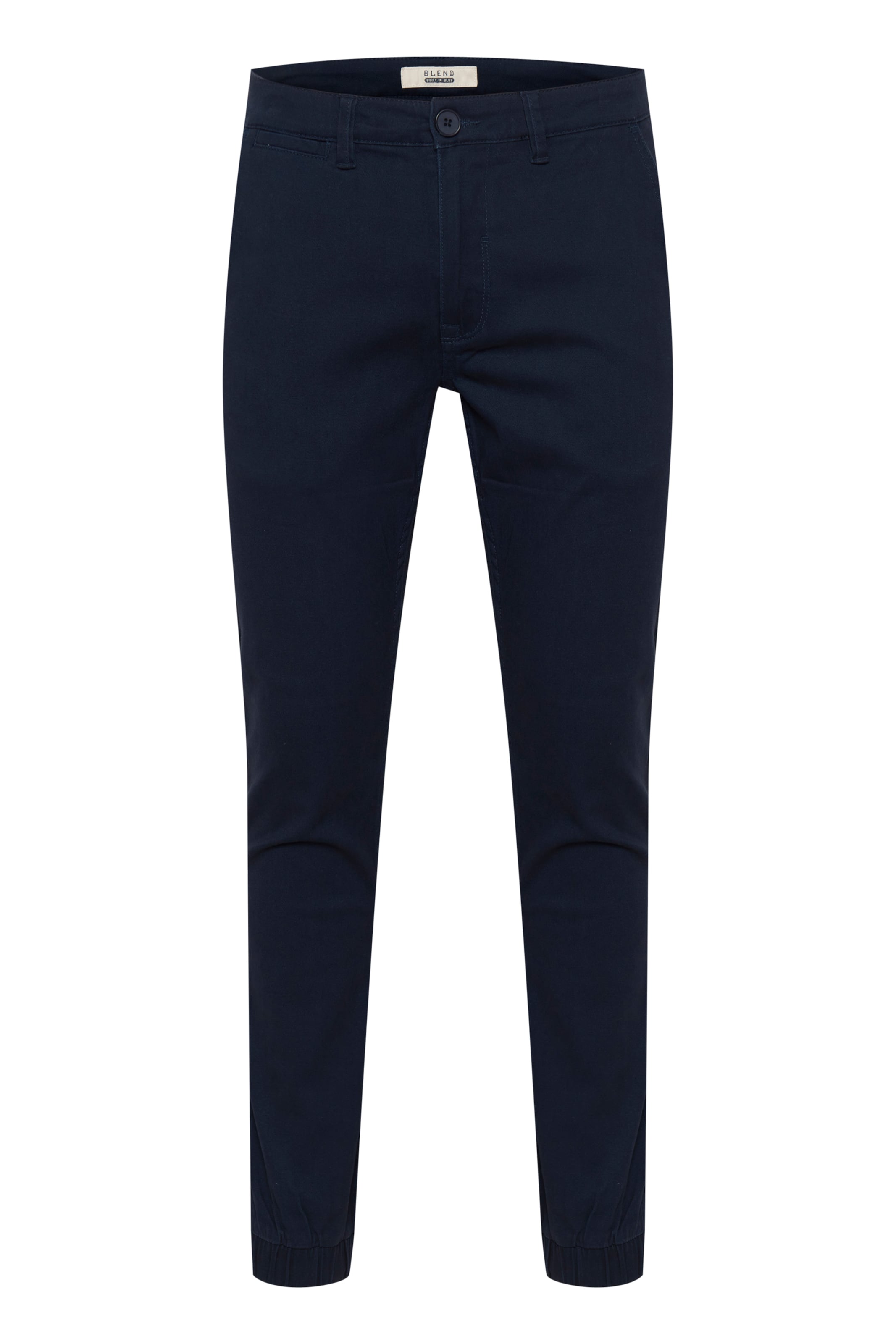 BLEND - Calças chino 'Pelini' em azul: frente