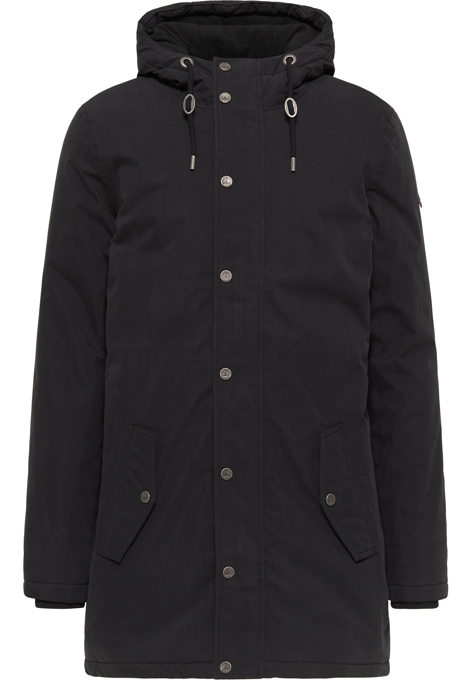 Rn1ik Odzież DreiMaster Vintage Płaszcz zimowy w kolorze Czarnym 