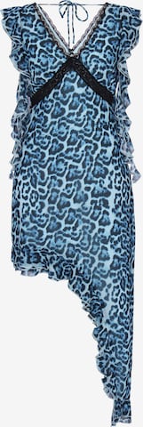 faina Dress in Blue: front