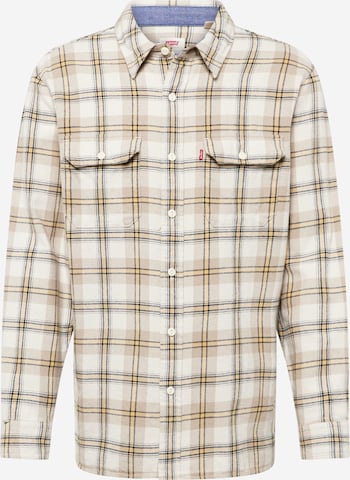 Regular fit Camicia 'Classic Worker Workwear' di LEVI'S ® in beige: frontale