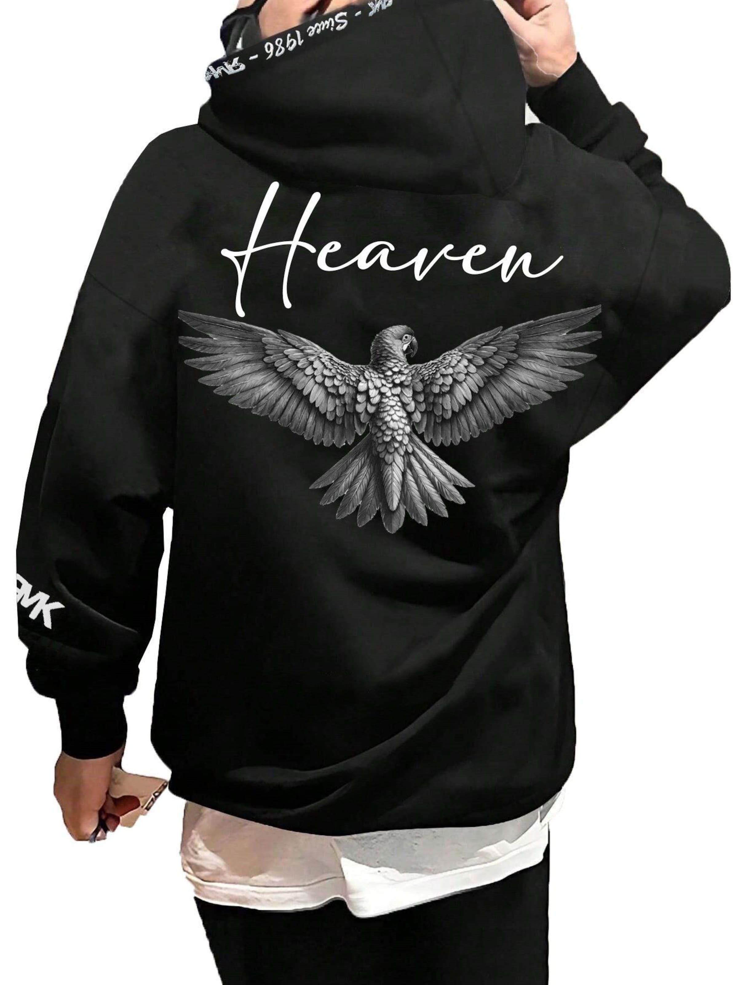 RMK Sweatshirt 'Heaven'‌‌‌‌‌‌‌‌‌‌ in Schwarz