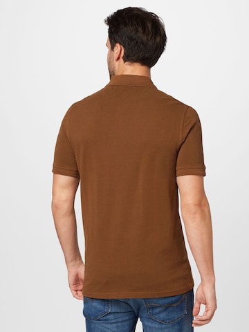 BOSS Orange Regular Fit Poloshirt 'Prime' in Braun