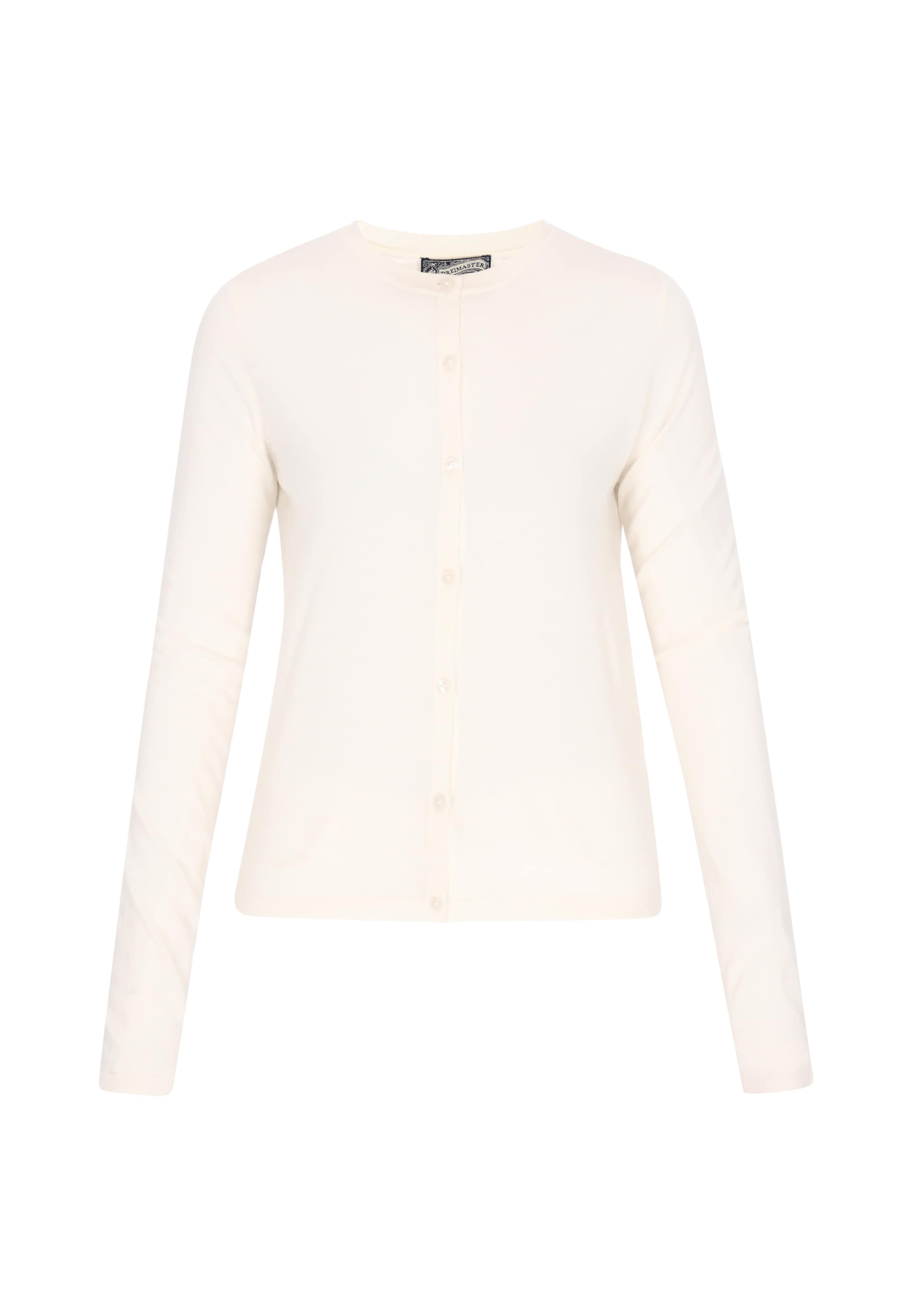 DreiMaster Vintage Kardigán - fehér: elől