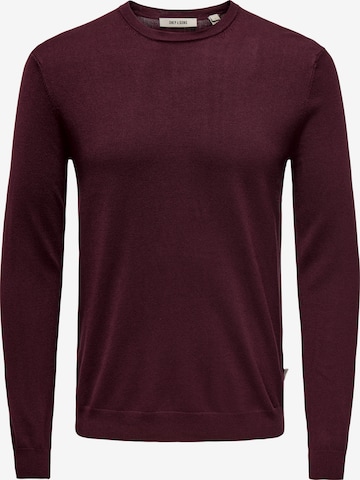 Only & Sons - Jersey 'ONSWyler' en rojo: frente