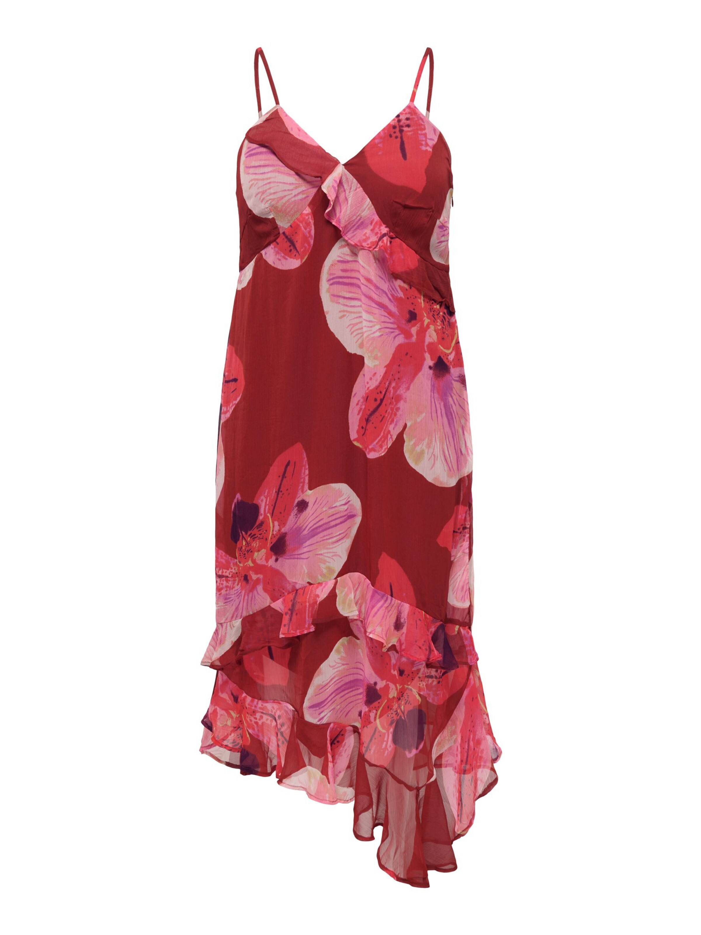 Abito 'CARAsta' di ONLY Carmakoma in rosso: frontale